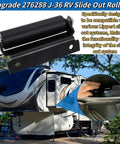 RV Slide Out Roller Replacement 276288 Solid Steel Plate J 36 Service Roller for Lippert Systems and installation view