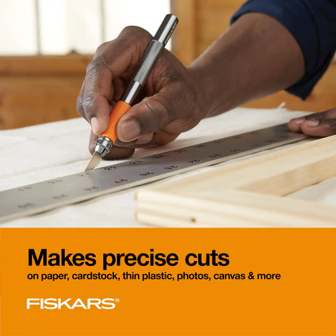 Detail Craft Knife For Precise Cutting And Fine Detail Work, Exacto Hobby Knife For Arts And Crafts, Durable Aluminum Body