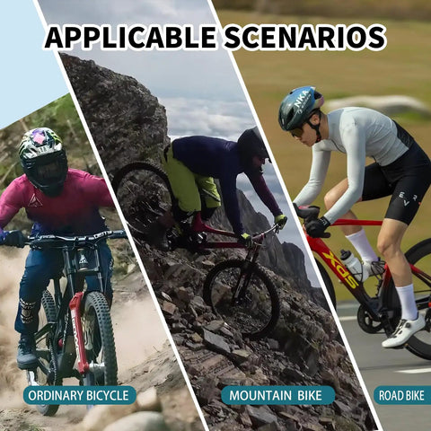 Cyclists using Six Piece Portable Bike Repair Stand Kit For Bicycles And E Bikes On The Go With Two Maintenance Brackets in different scenarios