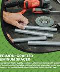 Heavy Duty Aluminum Spacer 1-1/8 Inch Outer Diameter 3/4 Inch Inner Diameter 8 Inch Long Round Standoff Unthreaded Bushing