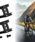2 Pack Bike Bottom Bracket Cable Guide Set With Anti Friction Cable Holder And Mounting Screws next to cyclist on mountain road