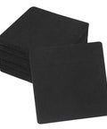 5 Inch Felt Furniture Sliders Square Movers 8 Pack Reusable FloorProtectors For Heavy Couches Tables And Cabinets Move Easy Slick Glide No Sweat Hardwood Carpet Rescue Black stacked felt sliders in black