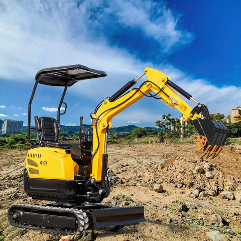 Heavy Duty Mini Excavator Bucket And Backhoe Attachment Fits Your One Point Five Ton Rig Easy Swap Design Straight Up Tough Pins For Dirt Moving And Landscaping Projects Built Boss Grade Solid