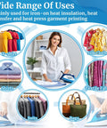 Diagram showing uses of All In One Three Pack Heat Press Pillow Mats Set With 15 By 15 Cm, 27 By 27 Cm And 28 By 36 Cm Sizes