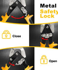 10 Inch Tin Snips For Sheet Metal Cutting Built Tough Heavy Duty Cutter Shears Straight Cut Chrome Vanadium Steel CRV with safety lock mechanism