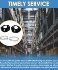 Warehouse shelves with 28 Piece Headlamp Retaining Ring And Mounting Bucket Kit for classic GM muscle cars overlay
