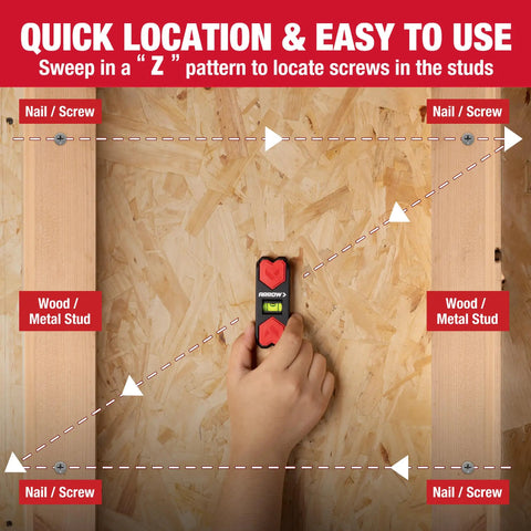 Solid Magnetic Stud Finder And Level With Straight Shot Accuracy To Hunt Down Hidden Nails Behind Drywall Without The Headache Includes Two Tough Magnetic Markers Gonna Make Your Wall Drilling Tasks Dead Easy
