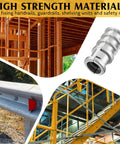 100 Pieces Lag Shield Anchors Set One Quarter Inch By One Inch Zinc Alloy Concrete Anchors For Masonry Bolts and Screws
