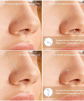 4 Piece Surgical Steel Piercing Insertion Kit With 16G 18G 20G Tapers in a step-by-step guide for nose jewelry swaps.