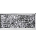 Rectangular charcoal microwave filter with metal frame, showing lattice pattern, Charcoal Microwave Filter Replacement For Most Microwaves Odor-Busting Vent Filter OEM-Grade Build For Fresh Air Easy Install Keeps Kitchen Air Clean And Smells Fresh Fits Popular Models And Units.