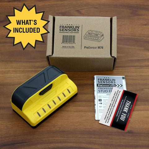 Heavy Duty Multi Sensor Stud Finder With Advanced Wall Scanning Capabilities Featuring Seven Precise Detectors For Knockout Accuracy And Effortless Gliding Across Drywall With No Sweat Calibration For Hardworking DIY Pros