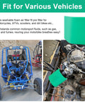 High Flow Green 65 PPI Foam Air Filter Material Replacement for ATV and Dirt Bike Air Filters BF-1 compatible shown in use