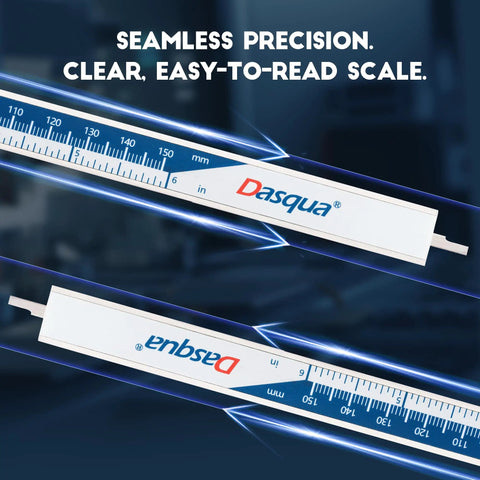 6 Inch IP54 Digital Caliper In Stainless Steel With Large LCD For Precision Measurements In Inch Metric And Fraction Modes