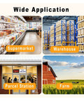 Wide application of Heavy Duty Gravity Roller Conveyor in supermarket, warehouse, parcel station, and farm settings.