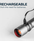DaVinci 3500 Lumen Rechargeable Handheld Flashlight With Power Bank Built In USB Type C Charging Waterproof EDC Light charging