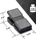 EX-P Expression Pedal For Keyboards And MIDI Controllers Control Real Time Expression with size dimensions and weight