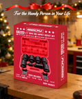 Box of Eight Piece Deep Impact Socket Set One Half Inch Drive For Wheel Axle Nut Wrench High Torque Six Point Imperial Sockets