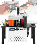 Portable Edge Bander For Curve And Straight Edges With Adjustable Speed Up To Five Meters Per Minute Lightweight Machine