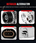 Beefy High Output 100 Amp 12V Alternator For Toyota Tundra And Sequoia V8 From 2000 To 2002 Replacement Replaces 27060-0F020 details