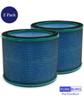 Two Pack True HEPA Replacement Filters For ULTTY Bladeless Tower Fan and Air Purifier 2 In 1 R021 R21 R020 R20 Compatible in blue.