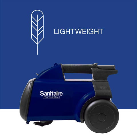 Lightweight Canister Vacuum Cleaner For Smooth Carpet Sweep With 800 Watt Engine and Four Flexible Hose Tools for quick cleaning.