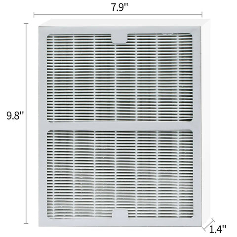 Replacement Filters For AC-2119 And IAP-10-100 IAP-10-150 Filtrete FAP-C01-A Compatible With Idylis Purifier 7.9x9.8x1.4 Inch