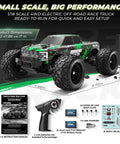 1 18 Scale RC Truck 4x4 Off Road Beast With Top Speed 36 kmh Hobby Grade 2.4GHz Remote Water Resistant Electronics