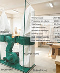 Intsuprmii Dual Bag Dust Collector For Woodworking, 2300Cfm Industrial Dust Collection System With 81 Gallon Canister in workshop setting.