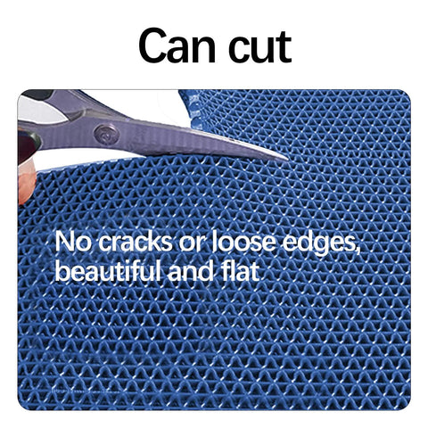 Non Slip Commercial Drainage Floor Mat For Wet Areas 3x10 Ft 0.22 Inch Thick Outdoor Indoor Blue Perfect For Pools Bathrooms Patios Garages Restaurants Bars And Other High Traffic Wet Zones