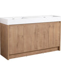 60 Inch Bathroom Resin Vanity Sink Featuring Sleek Modern Style Heavy Duty Construction Smooth Glossy Finish Built Damn Tough For Daily Use total game changer for any home decor with wooden cabinetry.