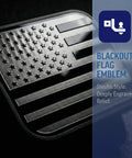 Two Inch Trailer Hitch Cover With American Flag Design Upgraded Rubber And Aluminum Shield For Receiver Tube Black And Silver Finish Heavy Duty Tow Hitch Plug For Automotive Exterior Accessories