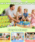 Family crafting with Air Dry Clay Kit For Kids With 12 Animal Figures Modeling Clay Set With Sculpting Tools And Tutorials.