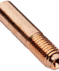 Beast Mode Mig Welding Contact Tips.030 Compatible With Miller And Hobart Arc Welders heavy duty brass core tip close-up view.