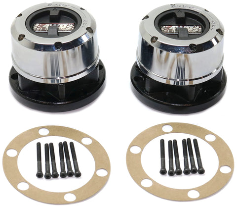 Locking Hub Set For Nissan Frontier 1998-2004, Pathfinder 1990-2004, Xterra 2000-2004, Pickup 1995-1997, 6 Stud Manual Locking Hubs With 28 Spline