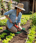 Person using Six Piece Small Garden Shovel Set With 16.93 Inch Long Handles in garden bed