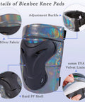 Pro Grade Knee Pads Elbow Pads And Wrist Guards Protective Gear Set For Skateboard And Roller Skating Durable PU Leather Shell