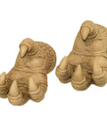 Talons Of The Dunheviel Dragon Wall Sculptures Set with dope Gothic dragon claw design for modern halls, two-piece mountable display.