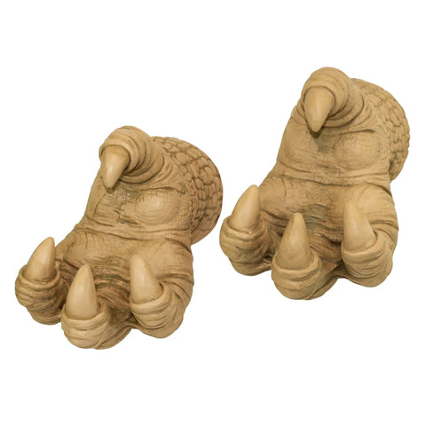 Talons Of The Dunheviel Dragon Wall Sculptures Set with dope Gothic dragon claw design for modern halls, two-piece mountable display.
