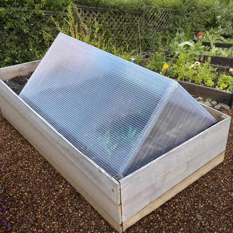 Six Pack Polycarbonate Greenhouse Panels Twin Wall Sheets 4 By 2 Feet 0.16 Inch For All Weather Outdoor Garden Coverage With High Light Transmission To Help Your Plants Grow Fast