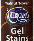 Premium Walnut Gel Stain For Wood Furniture 2oz jar featuring translucent walnut stain for DIY furniture projects.