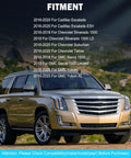 AMCCM 12-pc front control arms and ball joints suspension kit for Cadillac Escalade and Chevrolet Silverado, gold SUV