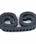 Drag Chain Cable Carrier 15x20mm Internal Size 1m Length Plastic Semi Enclosed Wire Guide for CNC Machines and Robotic Systems