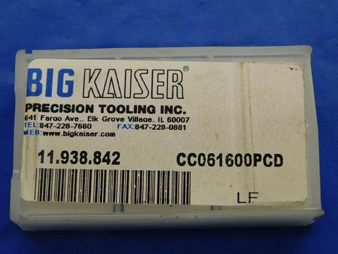 1 Piece Pro Grade PCD Tipped Carbide Turning Insert Diamond Tip CC061600PCD For Precision CNC Turning And Milling In High Performance Tooling With Superior Finish Long Tool Life And Low Friction Wear in labeled case