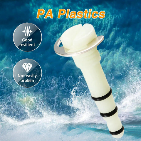 PA plastics Power Trim Tilt Manual Release Relief Valve For Mercury Mariner Force Outboard Motors with water background