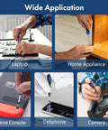 200 In 1 Electronics Repair Screwdriver Kit With 164 Bits Magnetic Drivers for laptops, home appliances, game consoles, and cameras