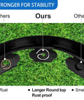 Comparison of 33 Ft Flexible Paver Edging Kit With 30 Rust-Resistant Stakes, 4 Inch Tall Lawn Border against other edging options