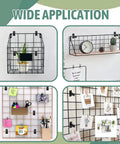 Wall displays using 26 Piece Gridwall Mount Brackets Black With Screws And Wall Anchors for retail, home, and office organization