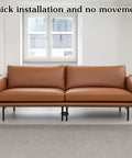 20 Pcs Heavy Duty Nylon Sectional Connectors Keep Your Couch Locked Down Tight Universal Sofa Brackets on a modern tan couch.