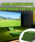 Floor Mounted Golf Simulator Projector Enclosure With Sturdy Full Steel Frame And Built In Cooling Vent System in home setup