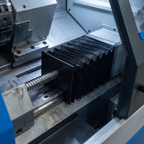 Heavy Duty Milling Machine Accordion Bellows Cover 4x4 Inch CNC Way Guard oilproof dustproof protective shield on rail